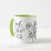 Gott ist in ihrem Psalm 46:5 Bibel Verse Geschenk. Tasse (Vorderseite Links)