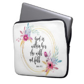 Gott ist in ihrem Psalm 46:5 Laptopschutzhülle (Vorderseite Links)