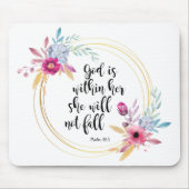 Gott ist in ihrem Psalm 46:5 Mousepad (Vorne)