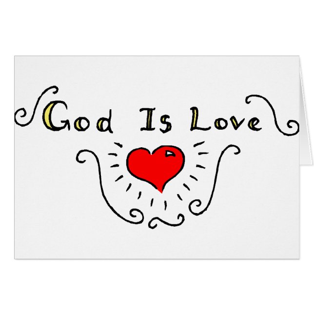 Gott ist Liebe (Vorderseite (Horizontal))