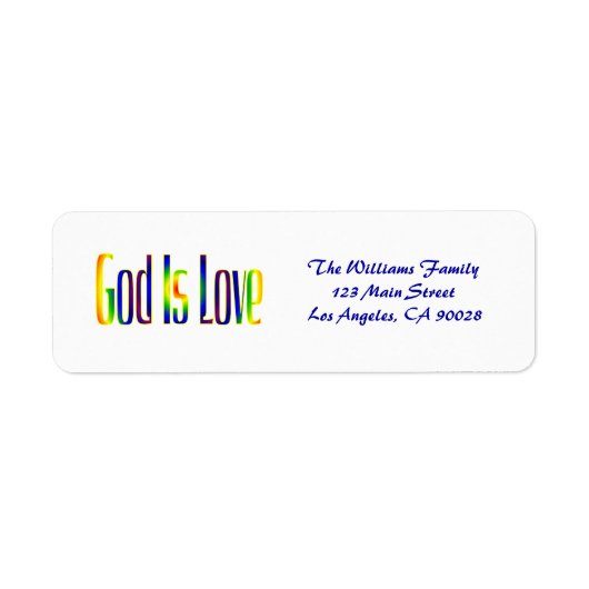 Gott ist Liebe (Vorne)