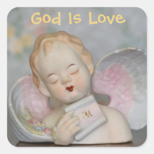 Gott ist Liebe Angel Aufkleber