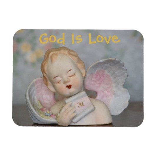 Gott ist Liebe Angel Magnet (Horizontal)