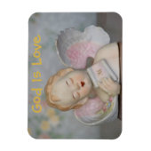 Gott ist Liebe Angel Magnet (Vertikal)