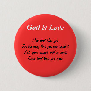 Gott ist Liebe Button