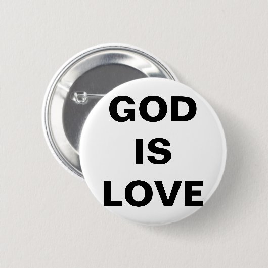 Gott ist Liebe Button (Vorne & Hinten)