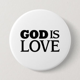 Gott ist Liebe Button