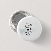 Gott ist Liebe Button (Vorne & Hinten)