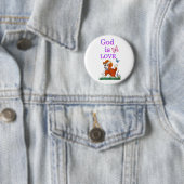 Gott ist Liebe Button (Beispiel)