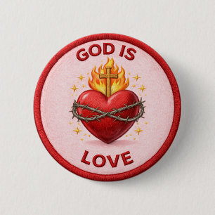 Gott ist Liebe Button