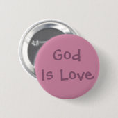 Gott ist Liebe Button (Vorne & Hinten)