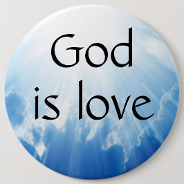 Gott ist Liebe Button