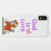 Gott ist Liebe Case-Mate iPhone Hülle (Rückseite (Horizontal))