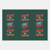 Gott ist Liebe: Eine Botschaft des Komforts Geschenkpapier Set (Vorderseite 2)