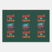 Gott ist Liebe: Eine Botschaft des Komforts Geschenkpapier Set (Vorderseite)