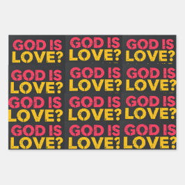 Gott ist Liebe: Eine sanfte Erinnerung Geschenkpapier Set