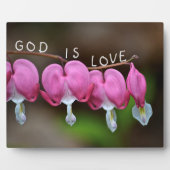 Gott ist Liebe Herz Fotoplatte (Vorderseite)