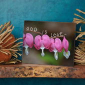 Gott ist Liebe Herz Fotoplatte (Seite)