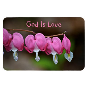 Gott ist Liebe-Herzen Magnet