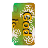 Gott ist Liebe Incipio iPhone Geldbeutel-Hülle (Folio Vorderseite)