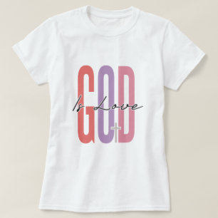 Gott ist Liebe Inspiration T - Shirt Design