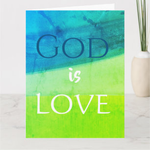 Gott ist Liebe Inspirierend Karte