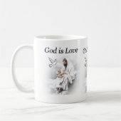 Gott ist Liebe, Jesus Tasse (Links)