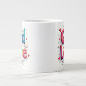 Gott ist Liebe Jumbo-Tasse (Vorderseite)