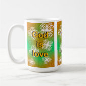 Gott ist Liebe Kaffeetasse (Links)