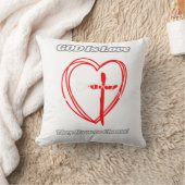 Gott ist Liebe. Kissen (Decke)