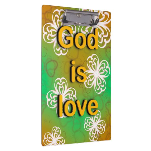 Gott ist Liebe Klemmbrett (Rechts)