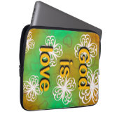Gott ist Liebe Laptopschutzhülle (Vorne Rechts)