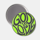 Gott ist Liebe Magnet (Vorderseite/Rückseite)