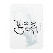 Gott ist Liebe Magnet (Vertikal)