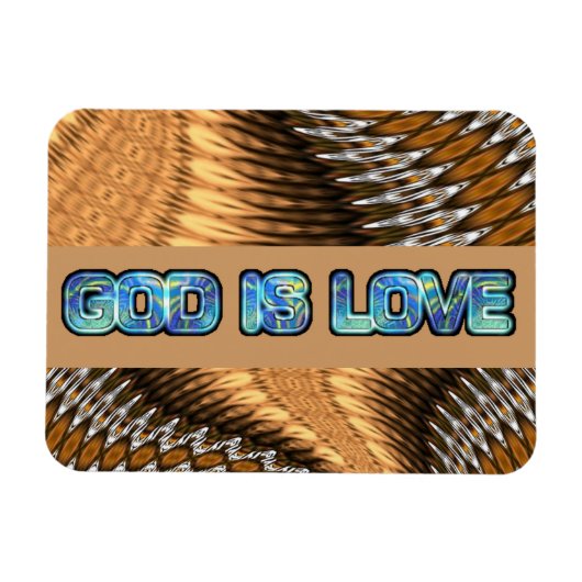 Gott ist Liebe Magnet (Horizontal)