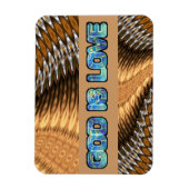 Gott ist Liebe Magnet (Vertikal)
