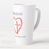 Gott ist Liebe. Milchtasse (Rechte Ecke)