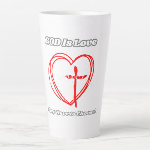 Gott ist Liebe. Milchtasse