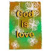 Gott ist Liebe Mittlere Geschenktüte (Rückseite)