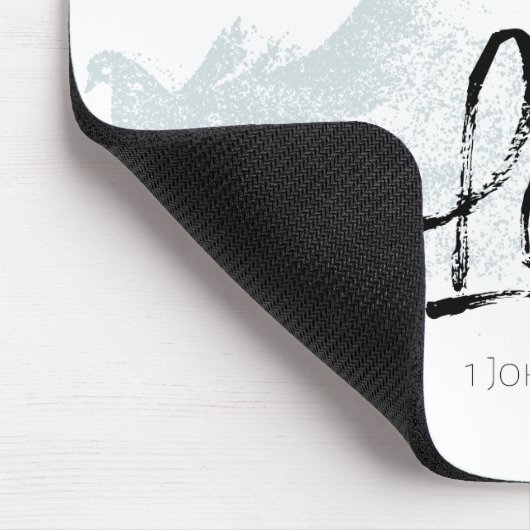 Gott ist Liebe Mousepad (Ecke)