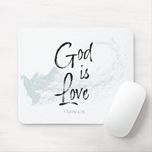 Gott ist Liebe Mousepad (Mit Mouse)