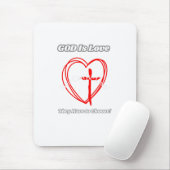 "Gott ist Liebe." Mousepad (Mit Mouse)