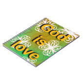 Gott ist Liebe Notizblock (Linke Seite)