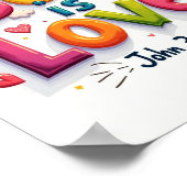 Gott ist Liebe Poster (Ecke)