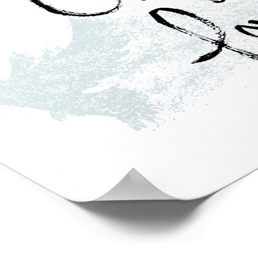 Gott ist Liebe Poster (Ecke)