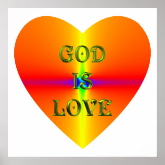 "Gott ist Liebe" Poster