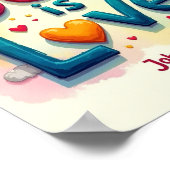 Gott ist Liebe Poster (Ecke)