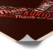 Gott ist Liebe Poster (Ecke)