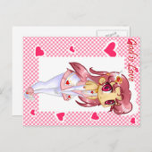 Gott ist Liebe Postkarte (Vorne/Hinten)