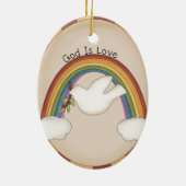 Gott ist Liebe Religiöse Ornamente oder Mauer häng (Hinten)